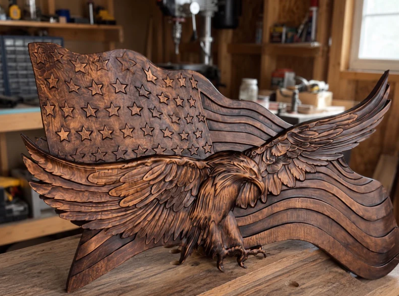 Freedom Eagle Wall Art