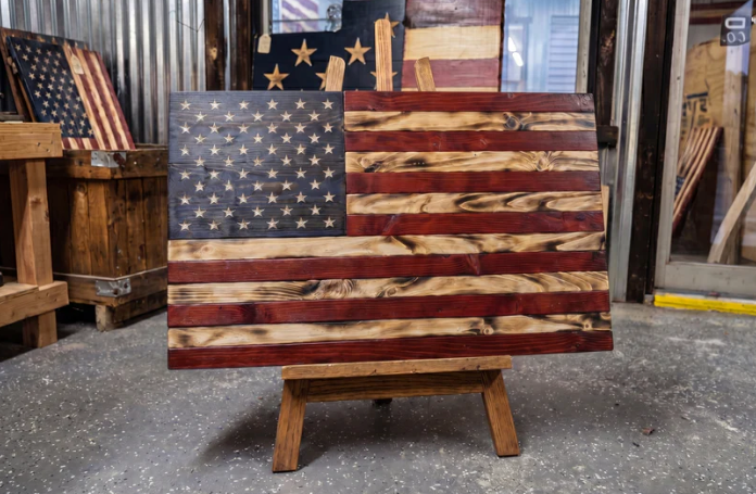 "Rustic Traditional" Flag